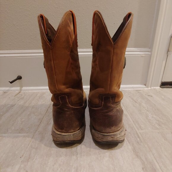 Brothers and Sons Mens Skull Western Boot Broad Square Toe size 11 D - Picture 3 of 5